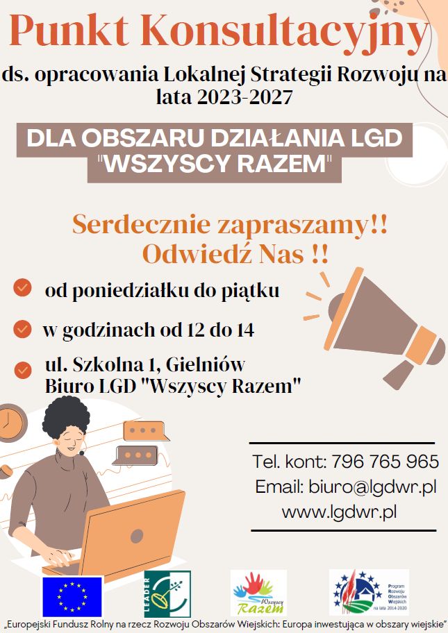 Plakat punkt konsultacyjny